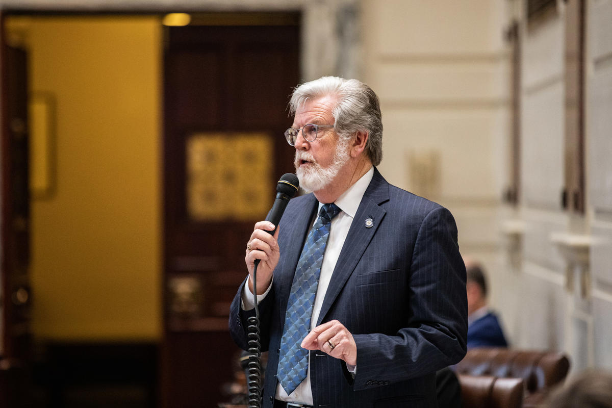 Sen. Roger Thompson, R-Okemah, won Senate approval Friday for a measure giving state retirees a cost-of-living-adjustment (COLA).