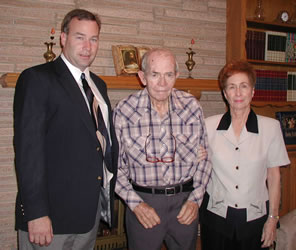 Sen. Jim Reynolds and parents Jack Don and Earlene Reynolds 