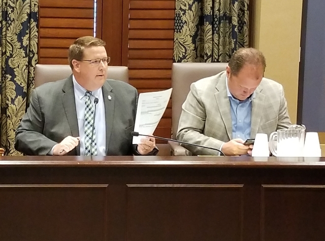 Co-Chairs of the Medical Marijuana Working group Sen. Greg McCortney and Rep. Jon Echols.